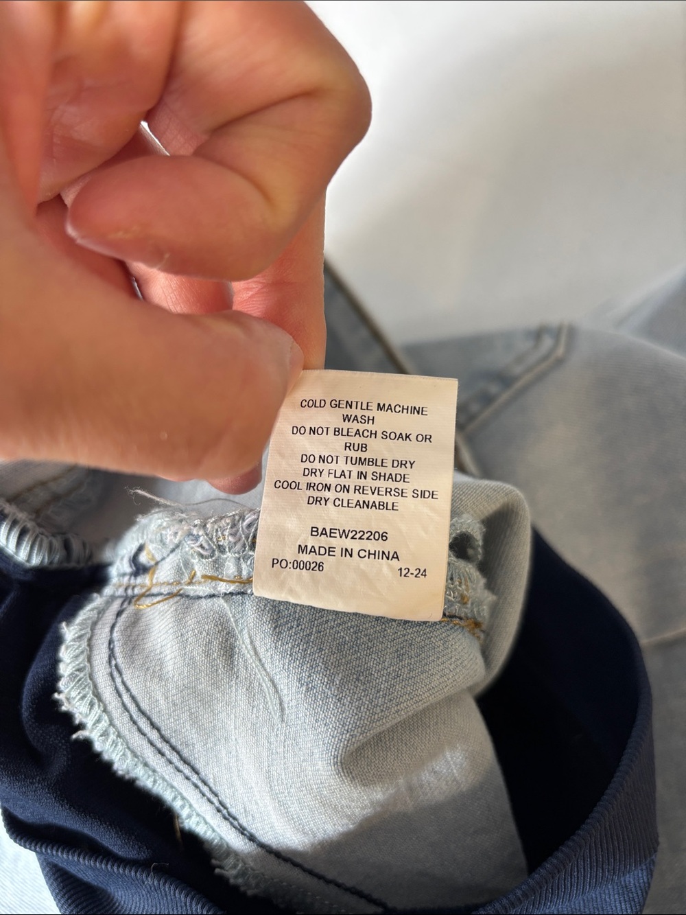 NEW Bae On The Move Mum Jean Blue Salt Size M - Picture 7 of 7